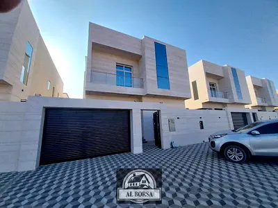 Villa For Rent In Ajman, One Of The Most Luxurious Villas In Al Yasmeen, 5 Rooms + Maids Room