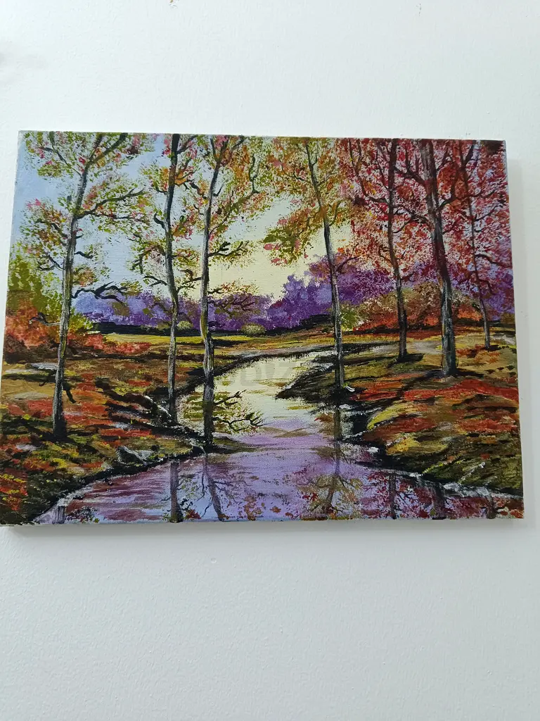 Acrylic hand painting for sale