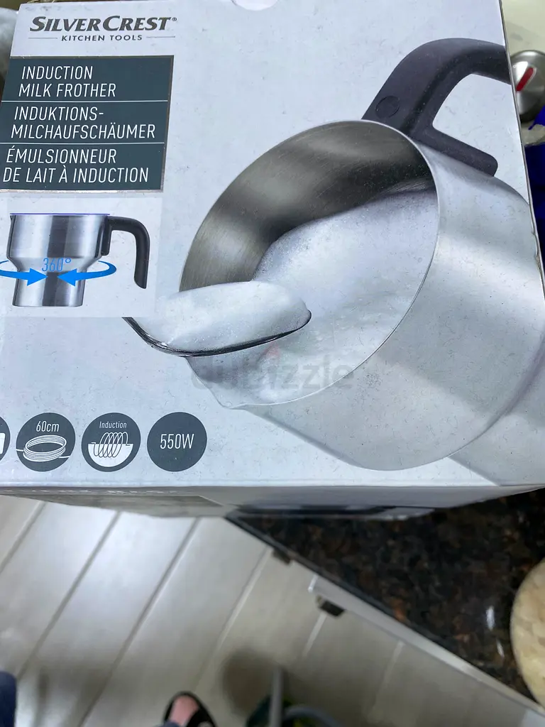 Induction milk frother