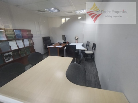 Hot Deal! Good Office In Busnies Center For Rent Al Service Inclusive, Abu Dhabi, Hamadan St.