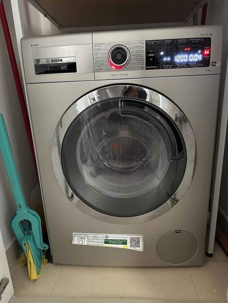 Bosch series 8 german washing machine 9kg