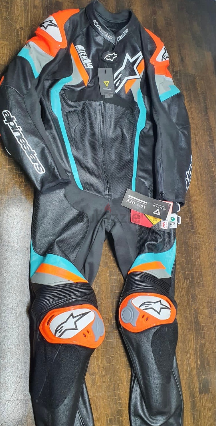 Alpinestar Atem V4 Motorcycle Motorbike Racing Leather Track Suit ...