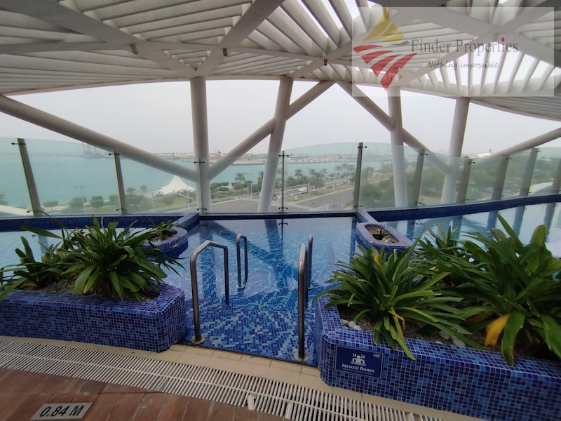 Amazing, 1 BR Apartment , big Balcony, Corniche Area,  Vacant To Rent!