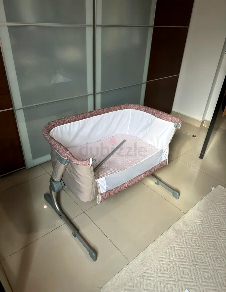 Baby crib next to me