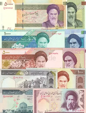 IRAN BANKNOTE SET 1985-2019