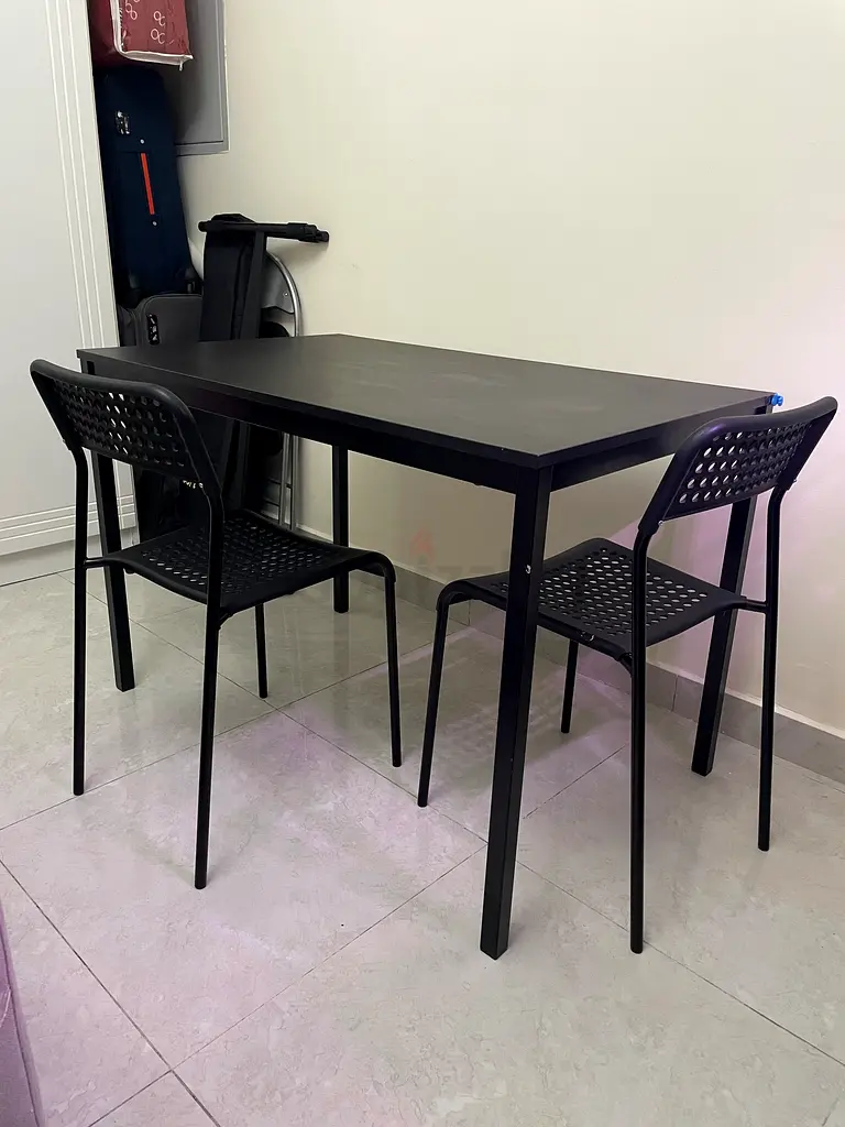 Table and 2 chairs