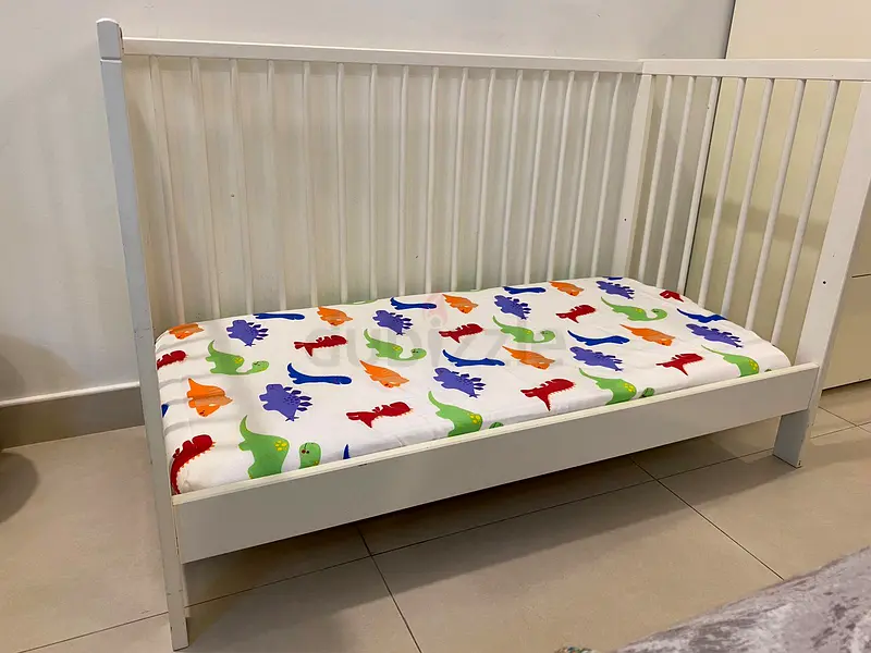 IKEA GULLIVER COT + KRUMMELUR MATTRESS