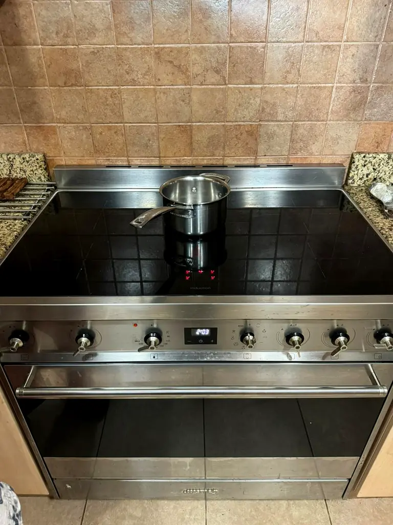 Smeg Induction cooker full electrice digital with 5 burner 90/60 cm