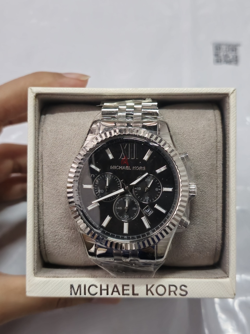 Michael Kors Men's 44mm Steel Bracelet & Case Quartz Black Dial Analog Watch  MK8602 - Walmart.com