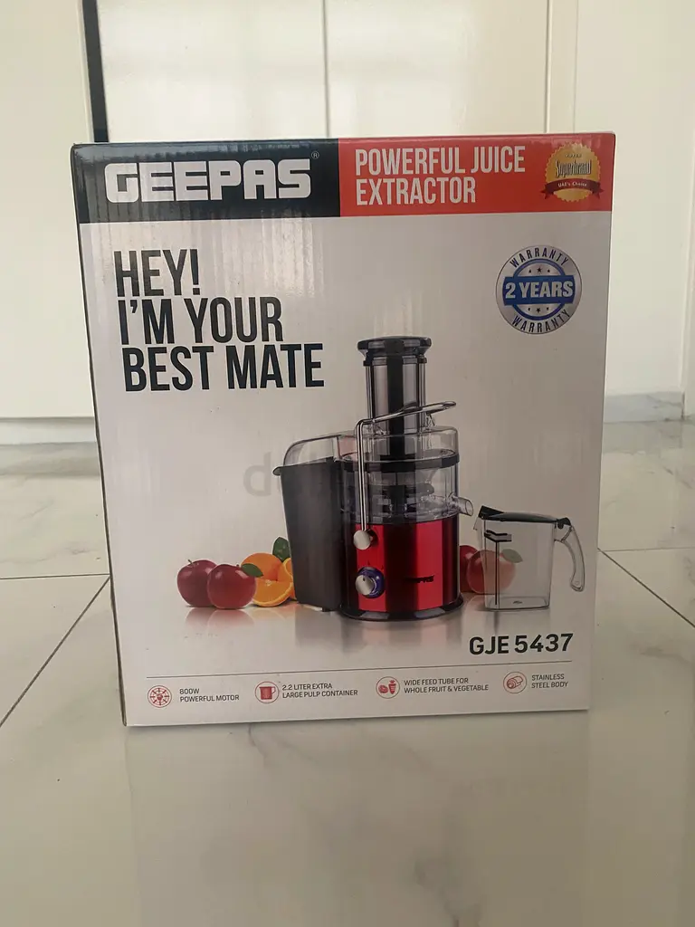 Geepas Juice Extractor GJE5437 New/Unopened