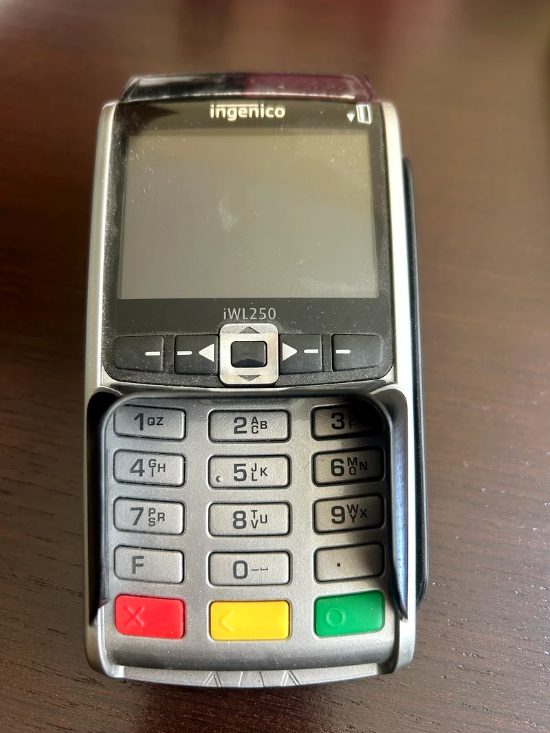 Ingenico iwl250 Credit card machine