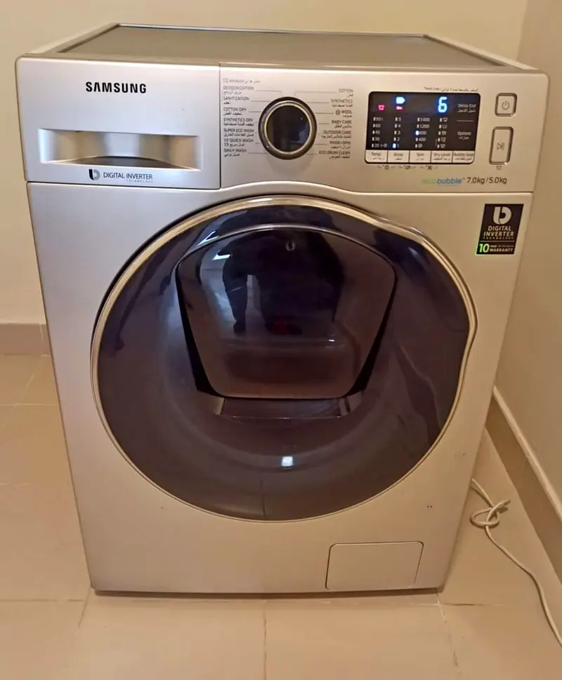 Samsung eco bubble 7/5kg washer dryer