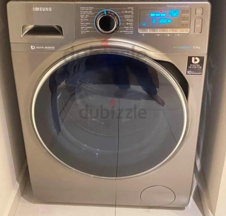 Samsung Ecobubble Front Load 9kg Washing Machine. | Dubizzle