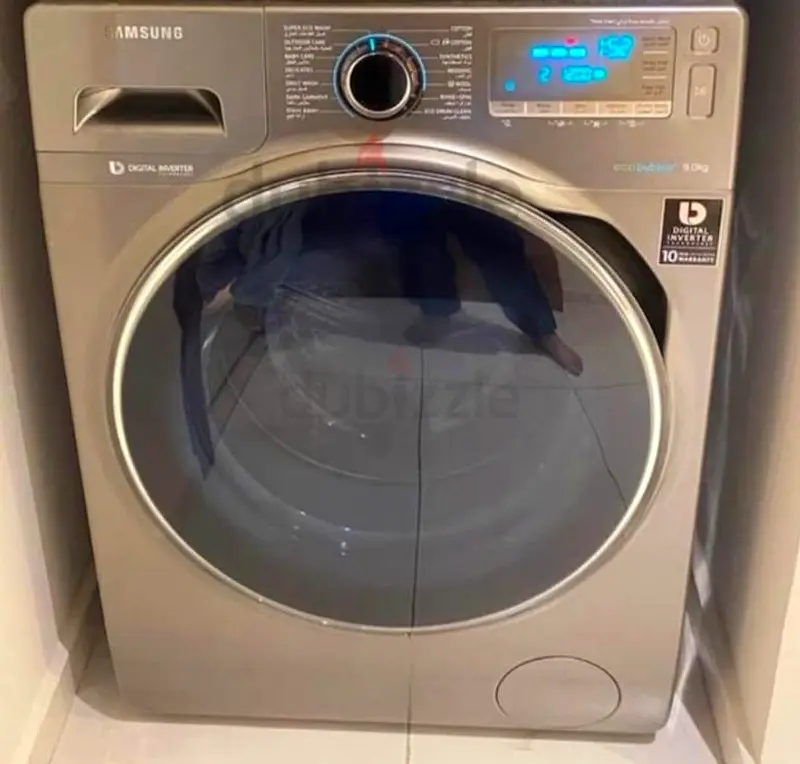 Samsung ecobubble front load 9kg washing machine.