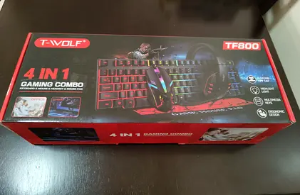 Gaming Combo (keyboard, headset, mouse and mouse-pad)T-Wolf
