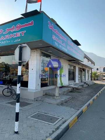A One-story Building In Khor Fakkan Located On The Main Street + A Back Street And A Side Street Wi