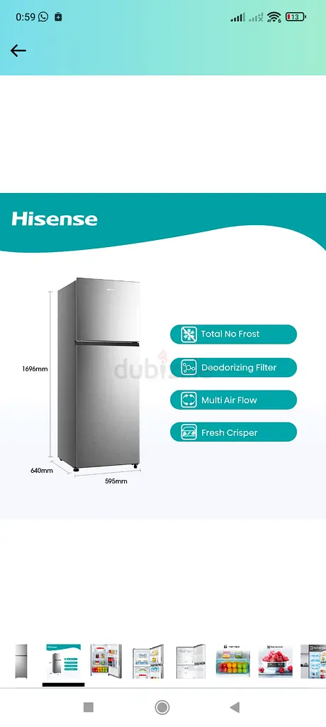 Fridge Hisense Sale (Leaving Dubai)