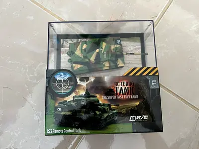 RC Turbo Tiger Tank 1:72 Scale with Sound