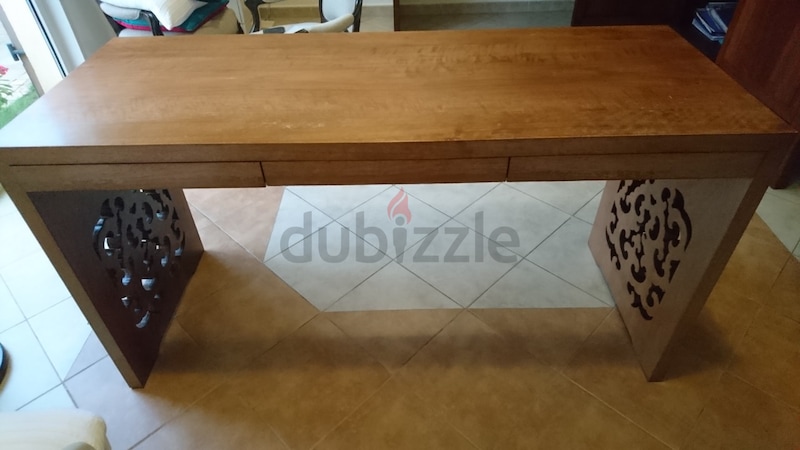 Bespoke Solid Walnut Wood Console/Desk | dubizzle