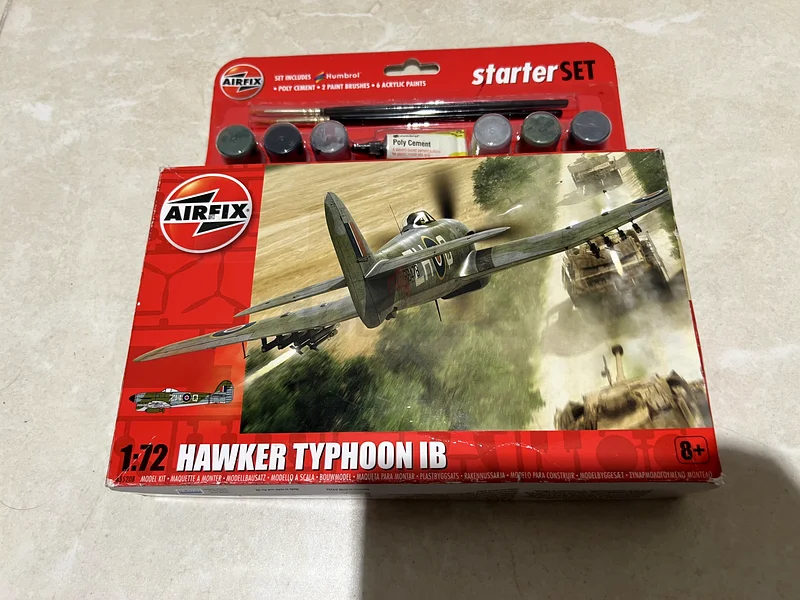مجموعة البداية Airfix 1:72 هوكير تايفون IB632278082938891111