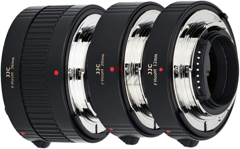 JJC Auto Focus Macro Extension Tube Set for Nikon F Mount