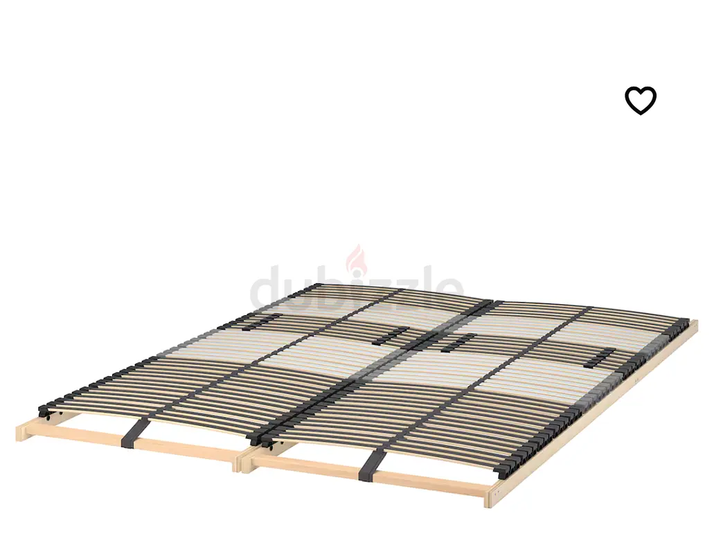2 IKEA LEIRSUND slatted bed base 180x200cm