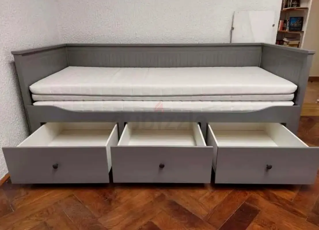 Ikea hemness grey daybed
