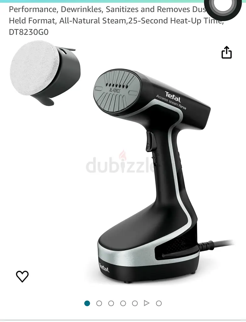 Tefal handheld garment steamer