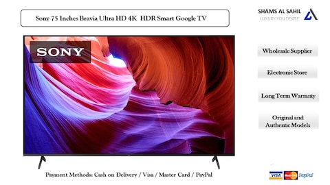 Sony 75 inches LED Ultra HD 4K HDR Smart Google TV