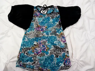 Colorful lace stretch dress for all sizes