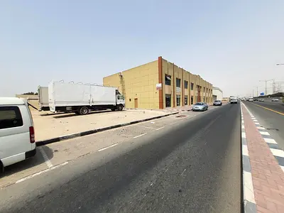 Open Plot With Boundry Office For Rent Or Lease On Same Line China Moll On Sharjah Ring Road Good F