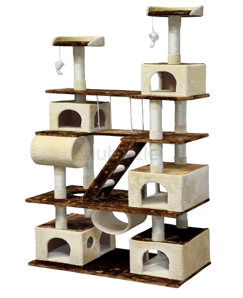 Go Pet Club Huge 87 Tall Cat Tree House Climber Furniture with Swing