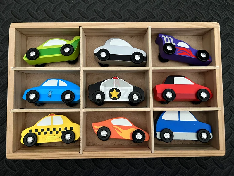 Melissa and Doug Wooden Car Set632073973031711114
