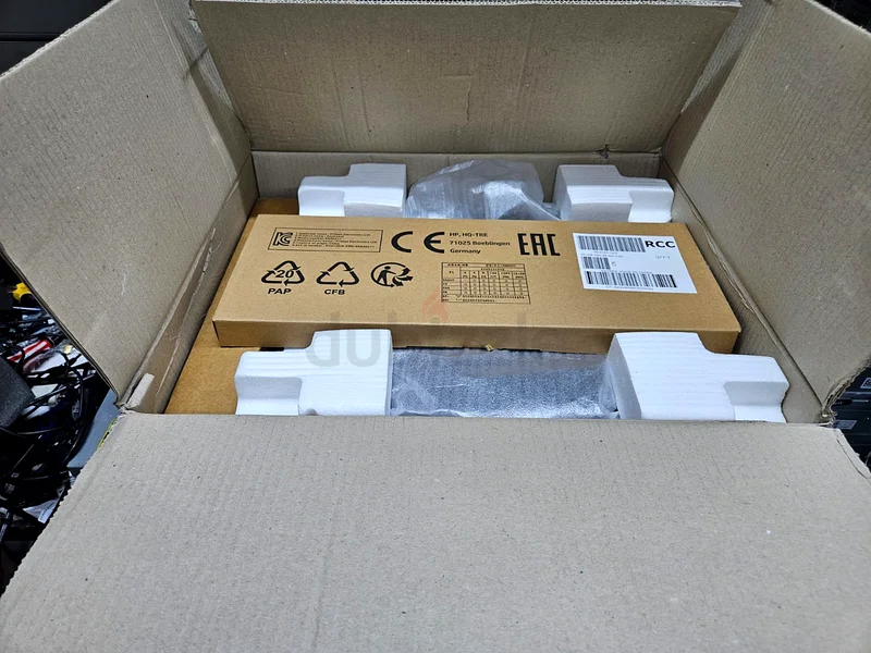 جهاز HP ELITE DESK 800 G3 جديد بالكامل من الجيل السابع، بمعالج Core i5-7500 بسرعة 3.40 جيجاهرتز، وذاكرة وصول عشوائي DDR4 سعة 16 جيجابايت، وقرص صلب من نوع NVME سعة 256 جيجابايت63254999751809114