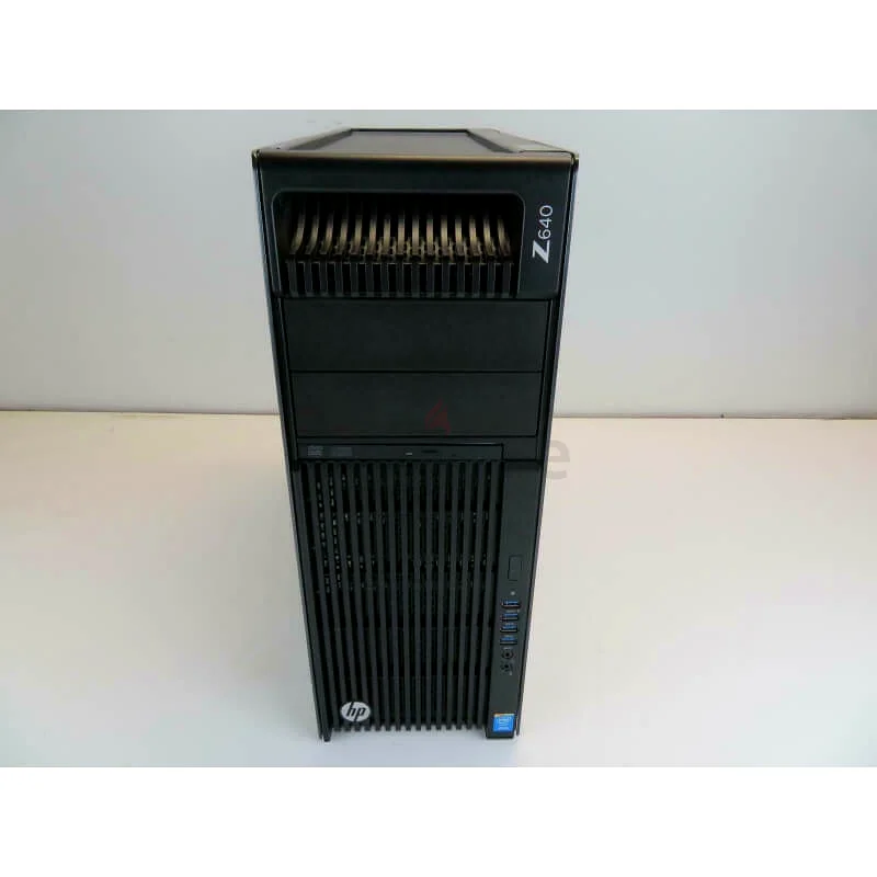 محطة عمل 20 كور HP Z640 - معالج إنتل زيون E5-2630V4 - بطاقة رسوميات 2 جيجابايت DDR5 - ذاكرة وصول عشوائي 16 جيجابايت DDR4 - قرص صلب 256 جيجابايت SSD63256078629763112