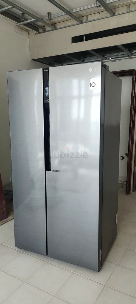 LG Side By Side 679 Litres GRB257KQDV Mega Capacity Inverter Linear