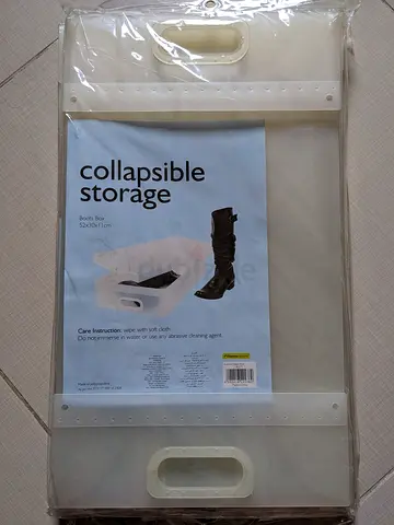 Collapsible Storage Box for shoes or clothes