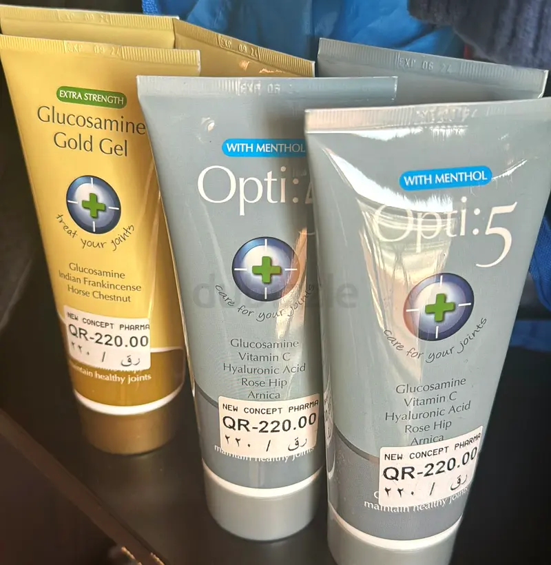 Glucosamine gold gel