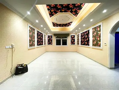 Lavish Luxurious Vila For Rent In Shamkha With 8 Master Bedrooms/ Double Hall/ Huge Mjalis And Maid