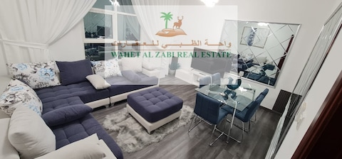 Two Rooms And A Living Room, Fully Furnished And Equipped In The Most Beautiful Areas In Ajman, In