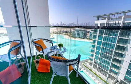 Furnished I Rare Big Layout | Full Lagoon Burj Khalifa View