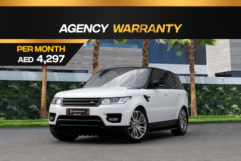 4,297 P.M (3 Years)⁣ | Range Rover Sport Supercharged | 0% Downpayment | Under Warranty!