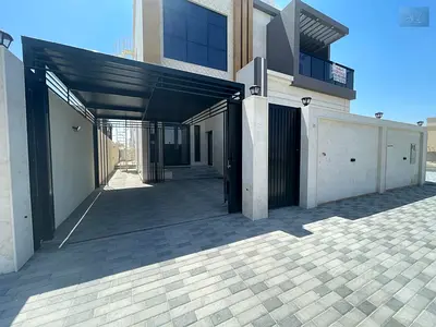 A Luxurious Villa Covered In Marble Stone From All Directions, With A Luxurious Finish