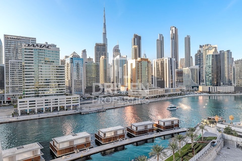 Brand New Unit With Burj And Canal View