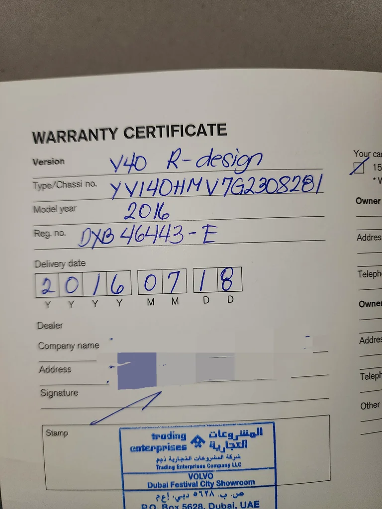 GCC V40 T5 agency services original paint zero accidents63177574482817114
