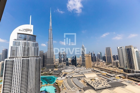 High Floor W/ Burj Khalifa View | Vacant