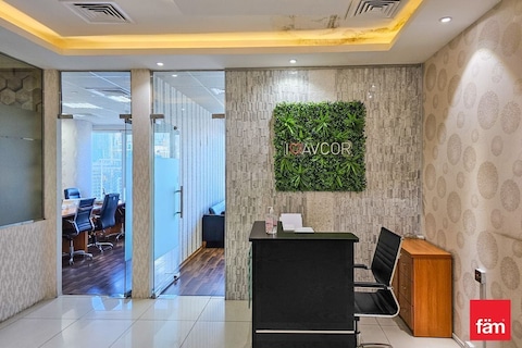 Spacious Furnished Office With Burj Khalifa View