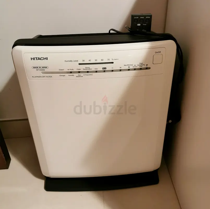 Hitachi air purifier and humidifier for sale