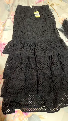 Choice Brand new skirt Lace fabric size medium can fit large also
