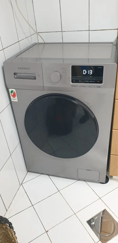 Daewoo Front Load Washing Machine DWD-FT1215 7Kg FREE DELIVERY +WARRANTY62933695030787112